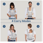 Ergobaby Omni Breeze All Carry Positions Breathable Mesh Baby Carrier