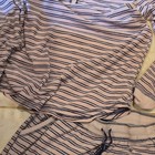 Nautica Men s 2-piece Striped Pajama Set M Long Sleeve Crew  Drawstring