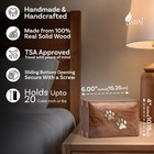 Rosewood Pet Urn Peaceful Pet Memorial Keepsake Urn  Photo Box Cremation Urn    