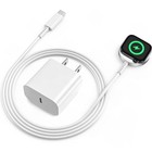 Fast Charger For Apple Watch Charger  3 3ft Magnetic Charging Cable With White