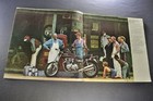1974 Kawasaki Motorcycle Brochure Z1 900 H2 750 H1 500 S3 400 S1 250 Original