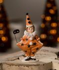 Bethany Lowe  Halloween Masquerade Clown Girl   Boy Figurines    Set Of 2   