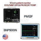 12  Patient Monitor Icu Ccu Vital Sign mobile Rolling Cart For Patient Monitor