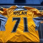 Los Angeles Kings Game Worn Warm Up Jersey By Reebok Signed By Jordan Nolan  71