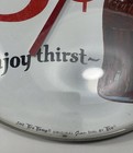 Coca-cola Drink 5   Enjoy Thirst Round Wall Advertising Thermometer Red white