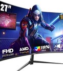 Frameless 27-inch Curved Monitor - 1ms  180hz Refresh With Eye Protection