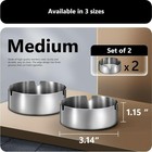 Outdoor Ashtray 2 Pack Stainless Steel Patio Ashtrays With 3 Cigarette Holders