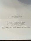 Christmas Card Vintage Greeting Card - New-  No Envelope  Victorian Bear