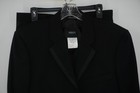 Versus Versace 2-piece Tuxedo Suit Black Wool Made Italy Men s It 50 38r 32x32