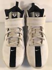 Youth kids Nike Force Trout 7 Pro Mcs Baseball Cleats Shoes White black Size 6y