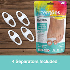 Zentoes Toe Spacers Bunion Corrector For Women And Men  Big Toe Straightener  Do