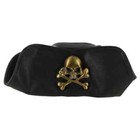 Terror At Sea Leather Jolly Roger Tricorne Hat