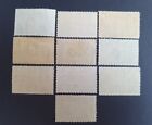 1940 Pitcairn Islands Stamps X10  Mint  Slight Hinge Traces  Very Fine  
