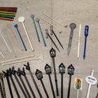 Vintage Lot Of 58 Drink Swizzle Stir Sticks  Vegas  Playboy  Mgm  St  Regis  S7