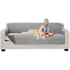  Couch Slip Cover With Patented Strap  Couch Sofa Oversized Light Gray charcoal