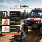 3-in-1 Portable Electric Hoist Winch 1100lbs Wired wireless Remote Control
