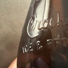 Antique Croc City Amber Ice Ohio Beer Bottle Rare Size 12 5 Ounces