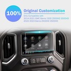 Pzswuxie Screen Protector For 2014-2023 Gmc Sierra 1500 2500hd Transparent