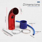 Cold Air Intake Pipe  76mm 3 Inch Universal Performance Car Cold Air Intake Turb