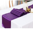 Pack Of 10 Satin Table Runners 12 x108  For Wedding Party Event Decorations