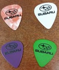 Subaru Automobile Logo Guitar Pick Assortment Of 10 Plastic Picks Assorted Color