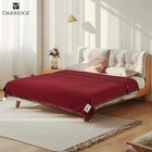 Oakridge Heirloom Merino Wool Blanket     100  Australian Wool With Vintage Satin