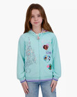 New  54 99 Disney Character Princess Girls French Terry Hoodie Jacket Size  6 7