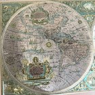 Blaeu Wall Map Nova Totivs Terrarvm Framed World Map Art Foil Gold 32x25 5 In