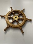 Wooden   Brass 18    Ships Ships Wheel   Lbm 