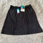 Vanity Fair Radiant Collection Half Slip Womens Size Medium 18  Black Lace