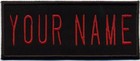 Adult Size Ghostbusters No Ghost 2    Custom Name 2 Tag Patch Set  Hook Style