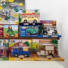 Vtg  96 The Chevron Cars Lot Of 11    98 Toy 6-car Cardboard Carrying Case  New