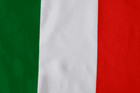 Italy Hand Flag  9  X 6  