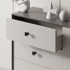 25 Pack Black Cabinet Knobs Matte Black Square Dresser Drawer Knobs Zinc Alloy K