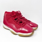 Nike Mens Air Jordan 11 378037-623 Red Basketball Shoes Sneakers Size 8 5