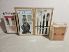 Vintage Milben Salesman Sample Microscope W  Original Wooden Box And Slides