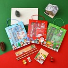 6pcs set Christmas Mystery Kawaii Stationary Bundle Cute Stationery Set