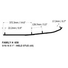 Bottom Line 4  Carbides For Yamaha Fits Many 1976-1997 Long Track Models
