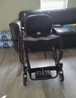 Colours 17x17 Black Ultralight Wheelchair