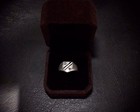 Antique Authentic  1914-1917  Ww1 Ring-800 Silver-size 10-iron Cross-german Flag