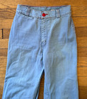 Authentic Vintage 1970 s La Disco Bell Bottom Jeans Waist 24