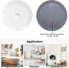 V- Bathtub Drain Stopper 2 Pack  5 Inches Silicone Tub Stopper Shower Drain