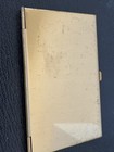 Antique Gold Plated Business Card Case Engraved