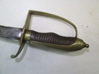 Early Us Cavalry Sword No Scabbard Grooved Blade Unmarked