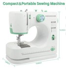 Portable Sewing Machine For Beginners 16 Built-in Stitches With Foot Pedal
