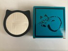 Vintage Avon Kompact Kitten  Black Cat Mirror N5311 Nib