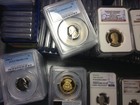 Estate Sale Us Graded Coins    pcgs Ngc    2 Slab Lot silver Gold Old Whole Sale Lot