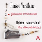 Full Repair Set All Tools  Anti Leak Rubber O-ring Kit For Ronson Type A Lighter