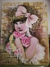 Shabby Chic Painting  Hand Painted Painting  Shabby Chic Decor  Shabby Chic Art