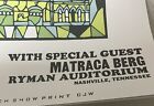 Jason Isbell Hatch Show Print Poster 10 17 24 Ryman With Matraca Berg